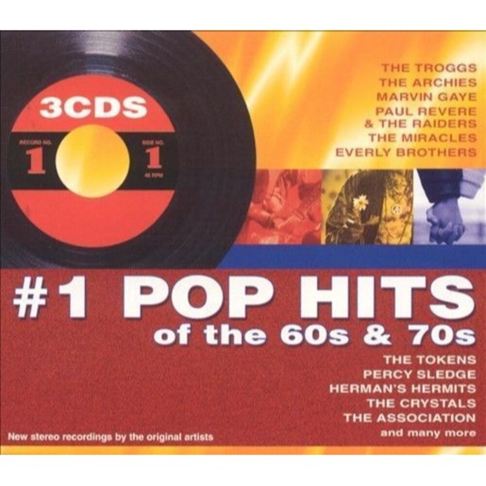 Number 1 Pop Hits Various Artists Rock 3 CD Set Greatest Hits Compilation